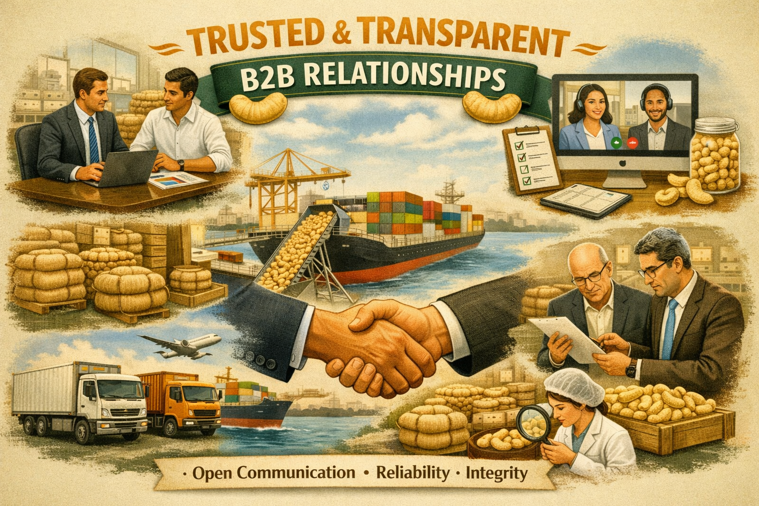 Trusted and transparent B2B relationships